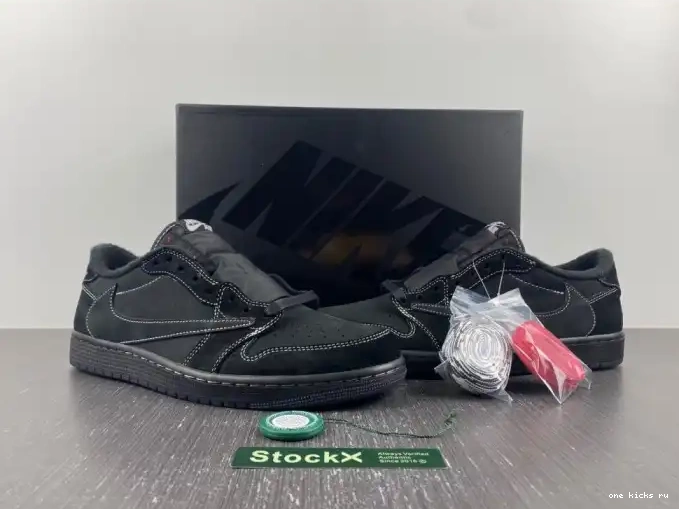Chep Onekick Jordan Air DM7866-001 Jordan x Scott 1 Low Black Phantom